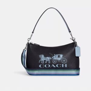 Coach Clara Shoulder Bag With Horse And Carriage